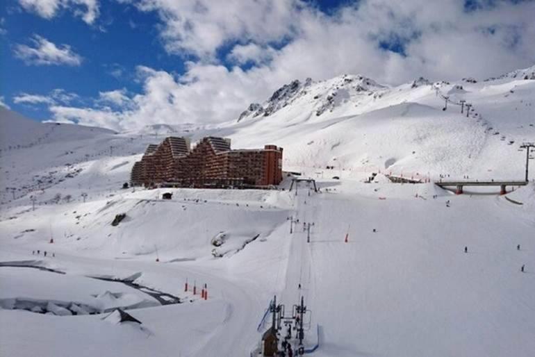 STUDIO en PLEINE MONTAGNE AVEC VUE SUR MARMOTTES La Mongie Exterior foto