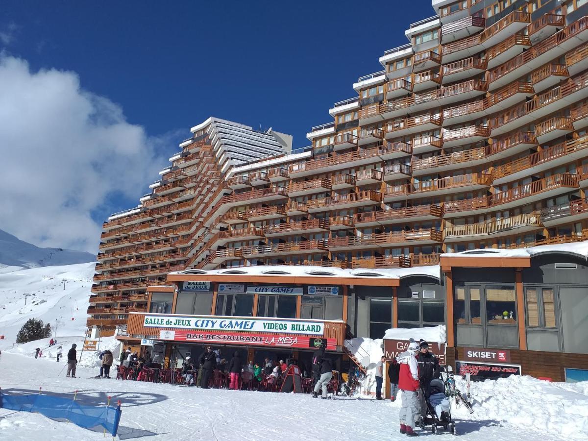 STUDIO en PLEINE MONTAGNE AVEC VUE SUR MARMOTTES La Mongie Exterior foto