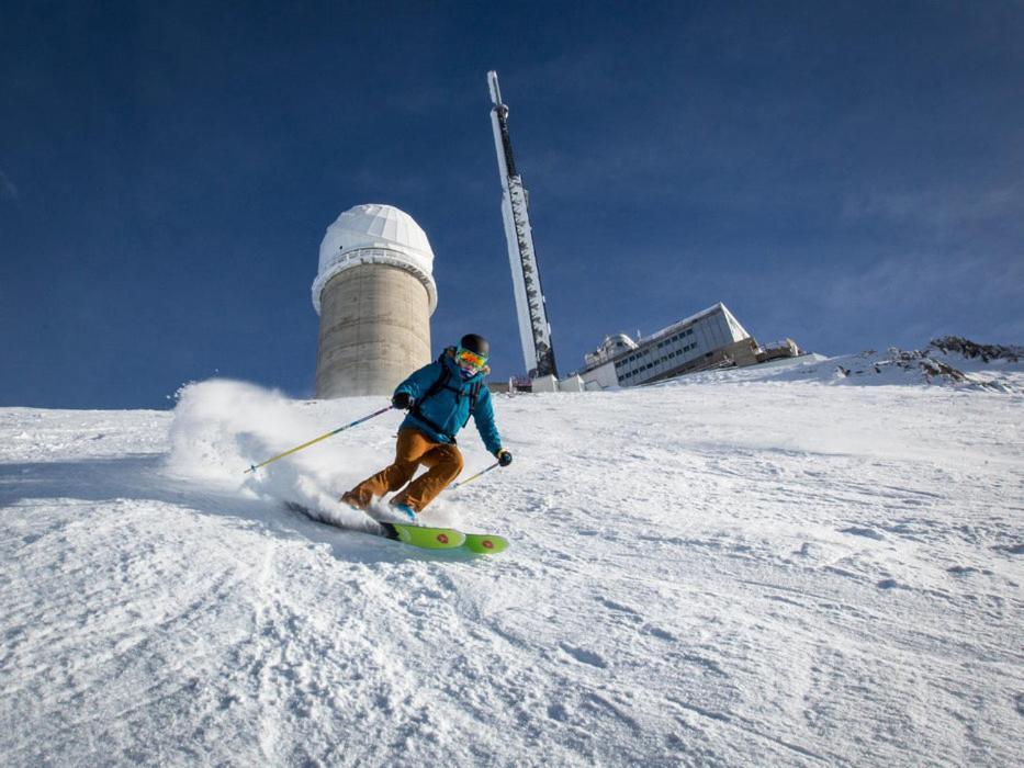 STUDIO en PLEINE MONTAGNE AVEC VUE SUR MARMOTTES La Mongie Exterior foto